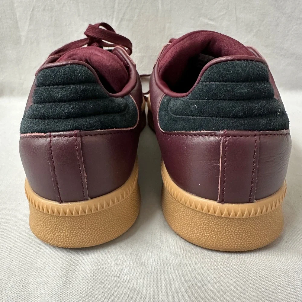 adidas Samba XLG‎ Athletic Shoe - Maroon/Wonder Beige/Gum Men's Size 8